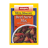 Adolph's Meal Makers beef stew mix, add meat & vegetables Full-Size Picture